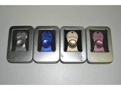 PRC Fidget spinner kovový dvojitý Modrá