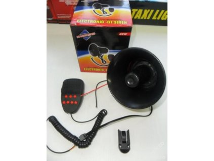PRC SIRÉNA DO AUTA - 3 TÓNY + MIKROFON