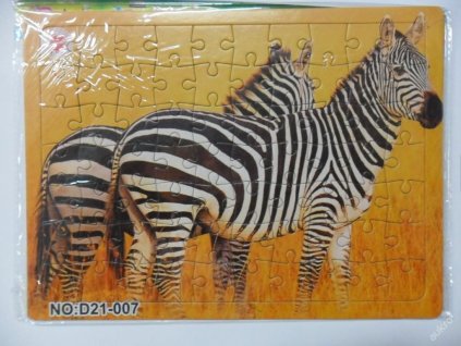 PRC PUZZLE 70 DÍLKŮ - ZEBRY D21-007