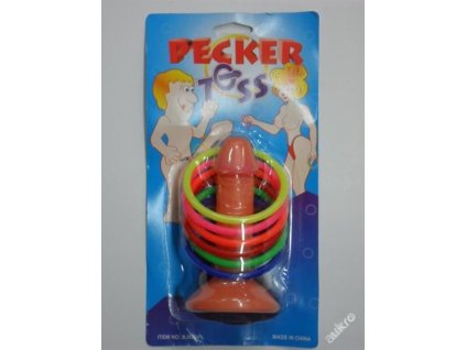 PRC ZÁBAVNÁ HRA - HÁZENÍ KROUŽKŮ NA PENIS