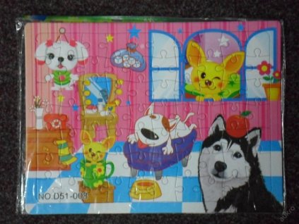 PRC PUZZLE 70 DÍLKŮ - PEJSCI - D51-008