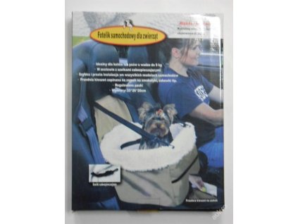 PRC AUTOSEDAČKA PRO PSY A KOČKY, PŘEPRAVKA - PES