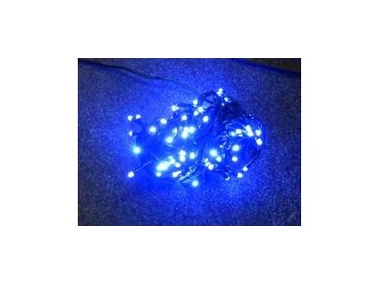 PRC VÁNOČNÍ OSVĚTLENÍ 100 LED MLÉČNÉ - MODRÉ ZD