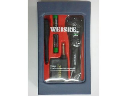 PRC ČERNÝ BEZDRÁTOVÝ MIKROFON S PŘÍSLUŠENSTVÍM