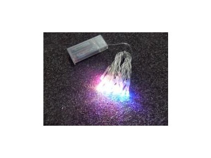 PRC VÁNOČNÍ OSVĚTLENÍ 20 LED BAREVNÉ NA BATERIE B.D.