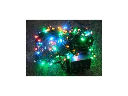 PRC VÁNOČNÍ OSVĚTLENÍ 180 LED- BAREVNÉ ZD, BLIKAČKY