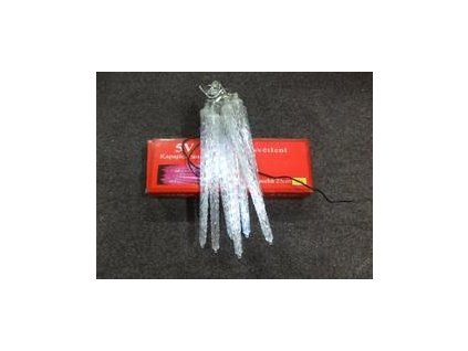 VÁNOČNÍ VENKOVNÍ RAMPOUCHY - 28CM, BÍLÉ, TVAROVANÉ