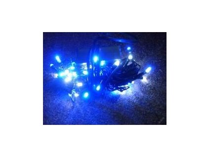 PRC VÁNOČNÍ OSVĚTLENÍ 50 LED DIOD MODROBÍLÉ ZD