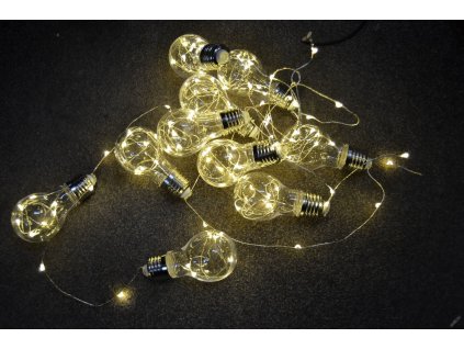 PRC VÁNOČNÍ OSVĚTLENÍ 100LED - DIODY V ŽÁROVCE -TEPLÉ