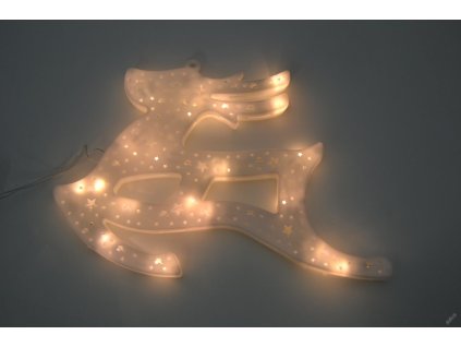 PRC VÁNOČNÍ OSVĚTLENÍ OBRYS SOB 29CM TEPLE BÍLÝ