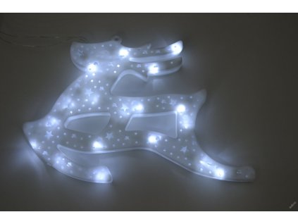 PRC VÁNOČNÍ OSVĚTLENÍ OBRYS SOB 29CM BÍLÝ