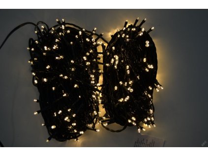 PRC VENKOVNÍ VÁNOČNÍ OSVĚTLENÍ 500 LED - TEPLE BÍLÉ