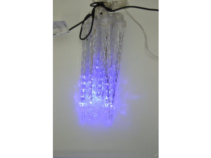 VÁNOČNÍ VENKOVNÍ RAMPOUCHY - 23CM,MODRÉ, TVAROVANÉ