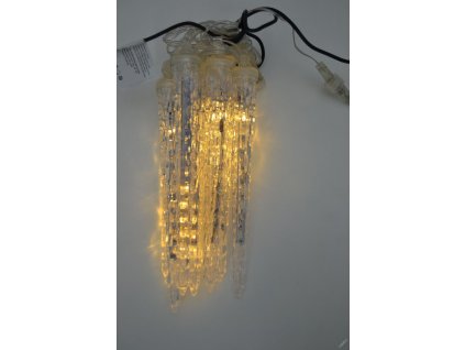 PRC VÁNOČNÍ VENKOVNÍ RAMPOUCHY-23CM,ŽLUTÉ, TVAROVANÉ