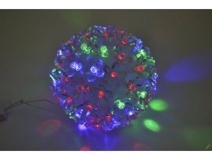 PRC VÁNOČNÍ OSVĚTLENÍ BLIKAJÍCÍ KOULE 80 LED