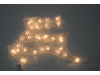 PRC VÁNOČNÍ OSVĚTLENÍ OBRYS SOB 42CM TEPLE BÍLÝ