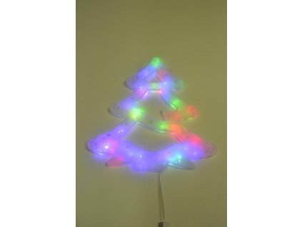 PRC VÁNOČNÍ OSVĚTLENÍ OBRYS STROMEK 40CM BAREVNÝ