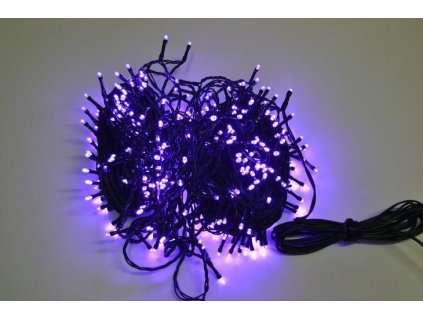PRC VENKOVNÍ VÁNOČNÍ OSVĚTLENÍ 500 LED - FIALOVÉ