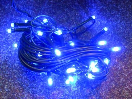 PRC VÁNOČNÍ OSVĚTLENÍ 40 LED DIOD ZD modré