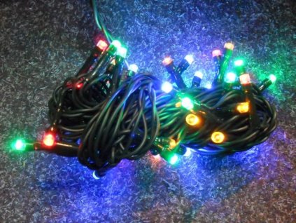 PRC VÁNOČNÍ OSVĚTLENÍ 40 LED DIOD ZD barevné
