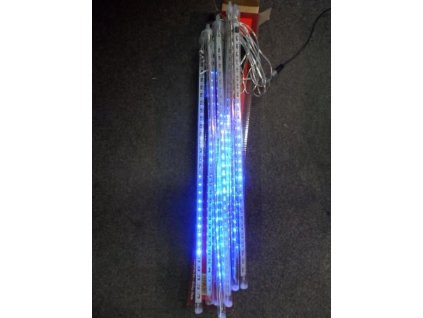 PRC VÁNOČNÍ OSVĚTLENÍ - VENKOVNÍ RAMPOUCHY MODRÉ- 50CM