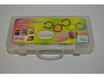 LOOM BANDS-BAREVNÉ NÁRAMKY, GUMIČKY - STŘEDNÍ SADA