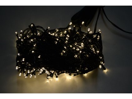 VENKOVNÍ VÁNOČNÍ OSVĚTLENÍ 300 LED - TEPLE BÍLÉ