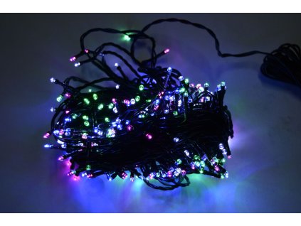 VENKOVNÍ VÁNOČNÍ OSVĚTLENÍ 150 LED - BAREVNÉ
