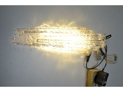 VÁNOČNÍ VENKOVNÍ RAMPOUCHY - 28CM, TEPLE BÍLÉ, TVAROVANÉ