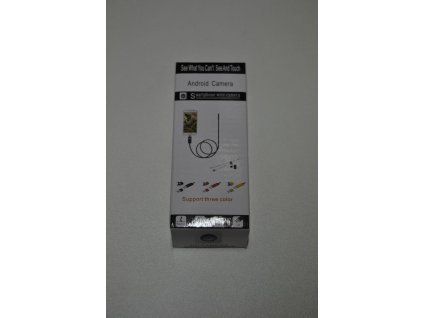 USB endoskopická kamera tvrdý kabel 2m se zrcátkem i pro mobil
