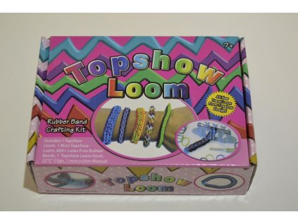 PRC Loom bands topshow - pletací stav + gumičky