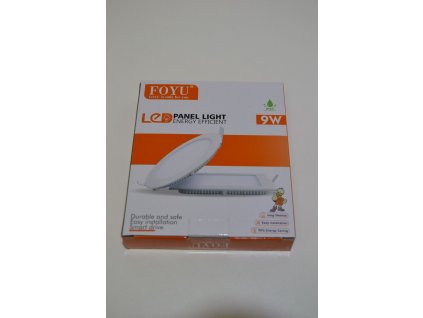 PRC LED - PODHLEDOVÉ STROPNÍ SVĚTLO 9W - KULATÉ