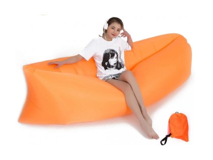 PRC Samonafukovací pytel Lazy Bag oranžový