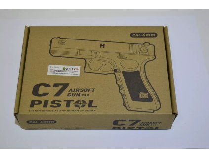 Kovová kuličkovka C 7, kuličková pistole, BB airsoft gun