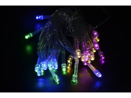 PRC Vánoční osvětlení 30 LED barevné na baterie BD, bateriové