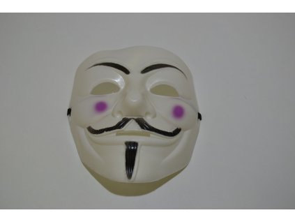 Plastová maska na obličej - anonymous