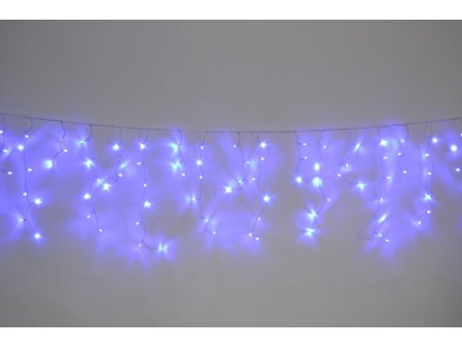 PRC Vánoční venkovní závěs 2,5 metru modrý se záblesky