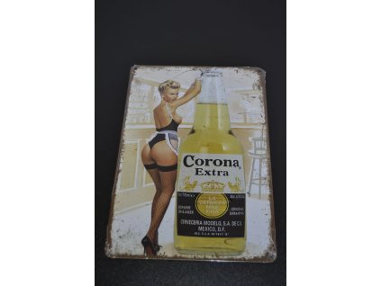 Plechová reklamní cedule 20 x 30 cm, Corona Extra 012