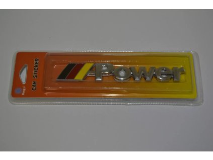 Plastický nápis na auto - samolepka - Power