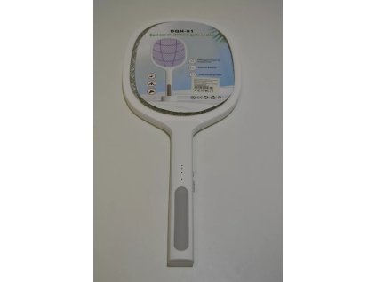 PRC Dobíjecí elektrická plácačka na mouchy - hmyz - DQN-01  2 v 1
