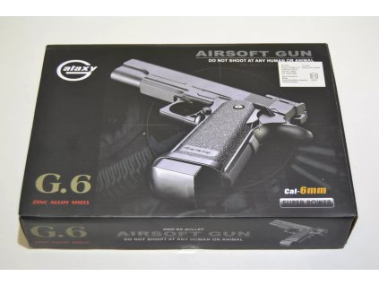 Kovová kuličkovka G6, kuličková pistole, BB airsoft gun