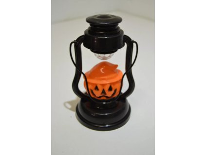 Halloweenská dekorace - petrolejka s dýní A6518, petrolejová lampa