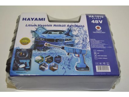 Aku ruční vysokotlaký čistič Hayami HA-1010 48V , vapka - 2 baterie