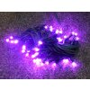 PRC VÁNOČNÍ OSVĚTLENÍ 40 LED DIOD ZD fialové