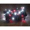 PRC VÁNOČNÍ OSVĚTLENÍ 50 LED DIOD ČERVENOBÍLÉ ZD