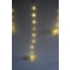 Venkovní vánoční osvětlení, závěs, koule - teple bílé - 196 led