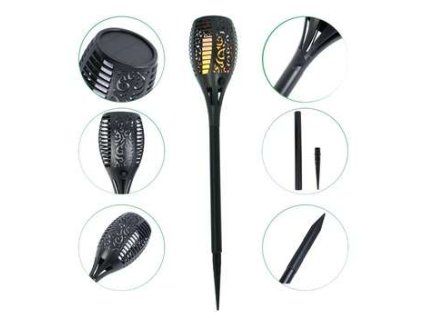 led solar torch light TXF6006 4