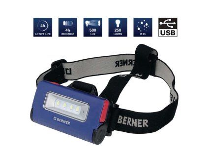 BERNER LED Aku celovka 2v1 335506 2