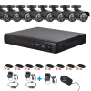 CCTV SYSTEM 8 KAMEROVY SET CIERNE KAMERY CCTV8 000