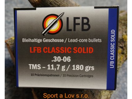 Náboje LFB 30-06Spr. Classic solid 11,7g/180gr.